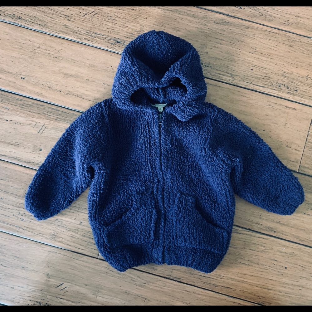Angel Dear Chenille Jacket 0-6m Fuzzy Baby